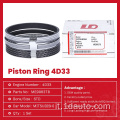 Ringi in pistone delle parti del motore per Mitsubishi 4D33 ME996378